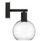 Access Lighting Port Nine Burgundy, Burgundy LED Wall Sconce, Matte Black Finish, Clear Glass 63145LEDD-MBL/CLR - alternate 3